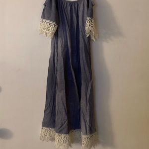 blue dress from the south of France